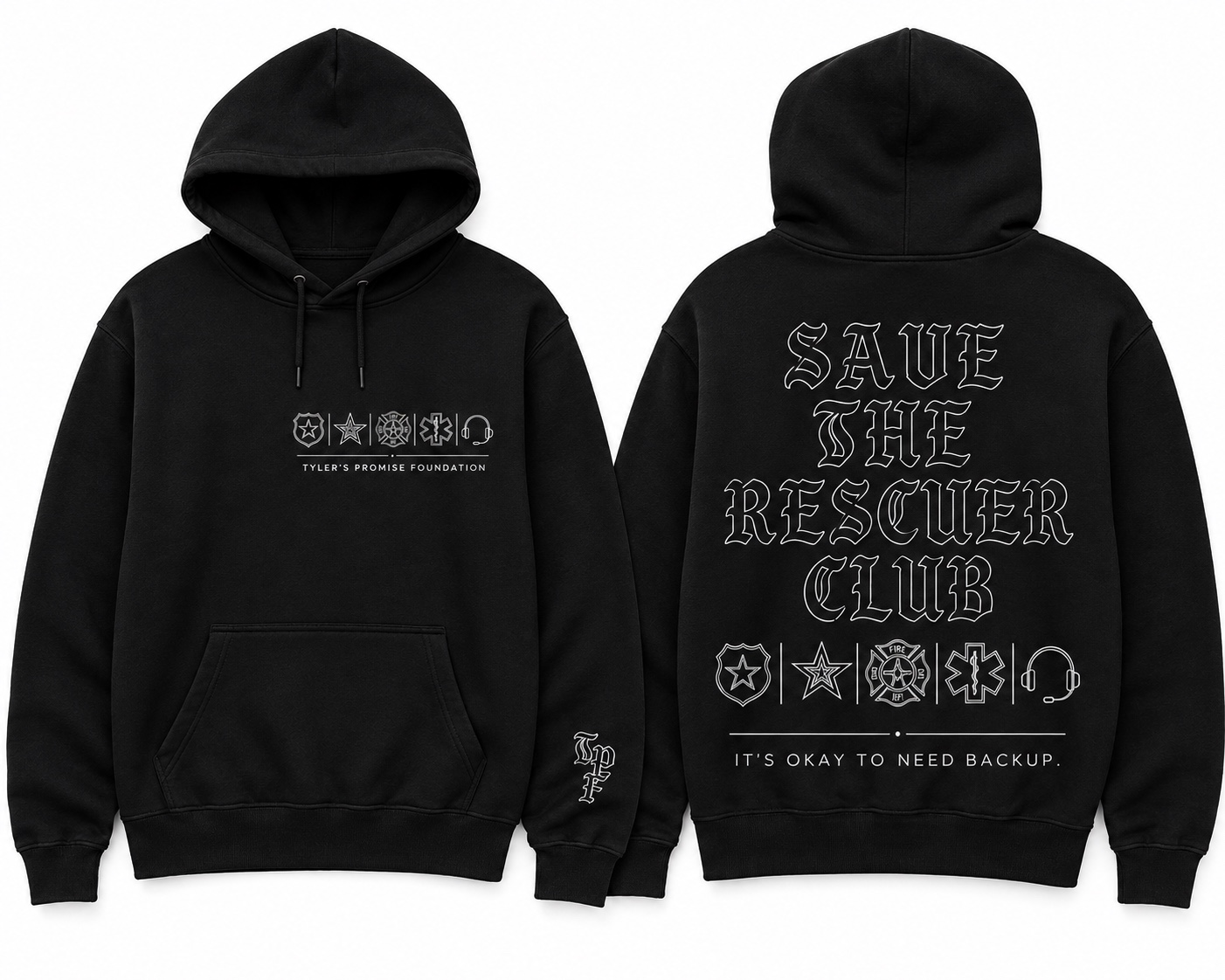 Save the Rescuer Club hoodie